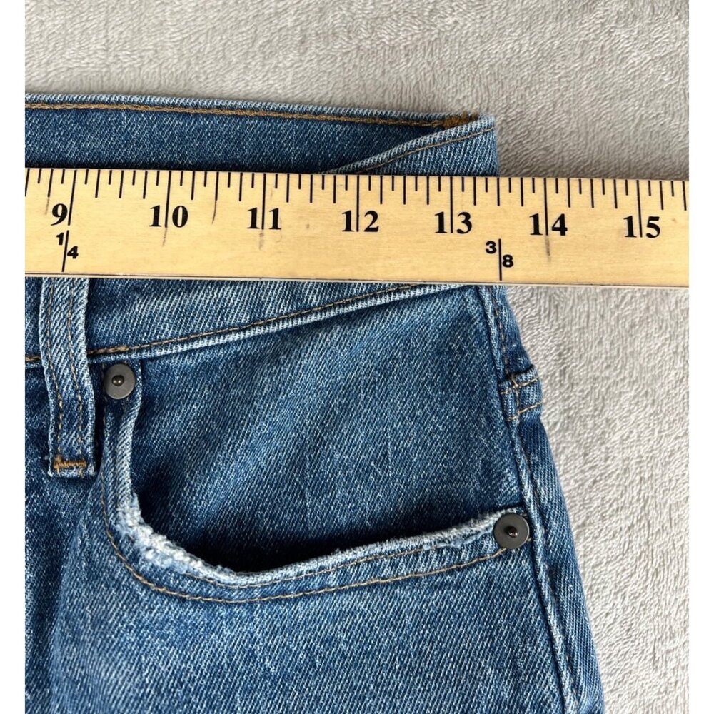 Madewell Womens Classic Straight Jeans Size 24 Blue Denim Fair Trade Certified - Picture 11 of 14